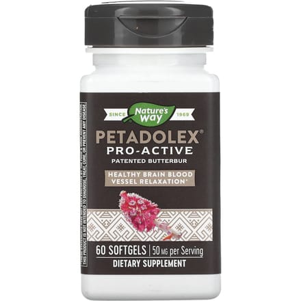 Nature's Way, Petadolex, Pro-Active, 50 mg, 60 softgels