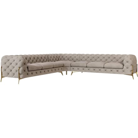6-zitshoekbank Chelsea velvet | Ropez