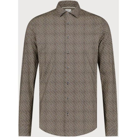 Blue Industry Stretch cotton grafisch shirt |