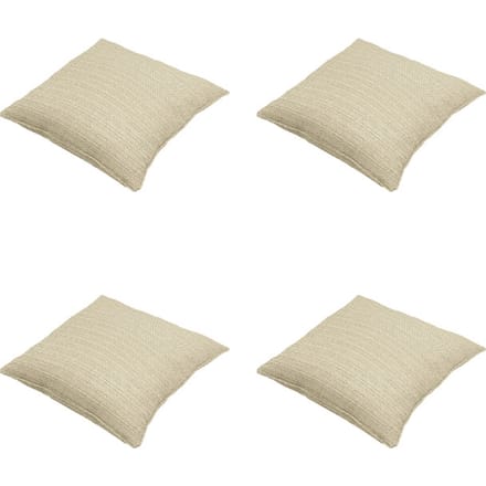 Madison - Sierkussen Richmond - Beige - 50x50x10cm - Set van 4