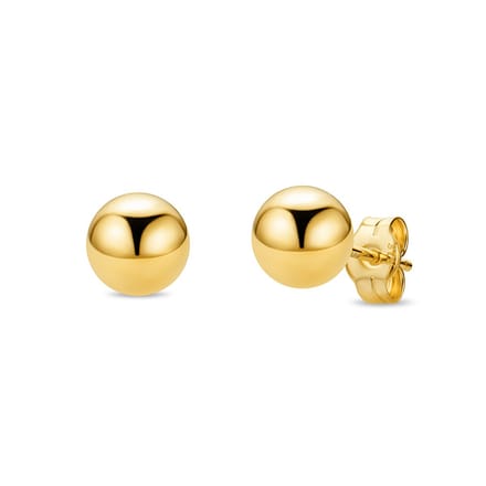 Miore Pure Oorbellen ‚Äì 9 Karaat - Kleur Geelgoud - Knopjes