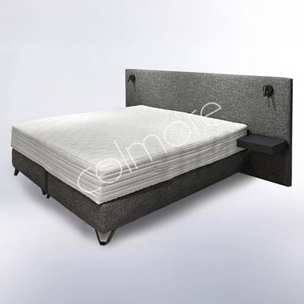 Colmore by Diga luxe boxspring donkergrijs model Faro 272 x 200 x 115 cm
