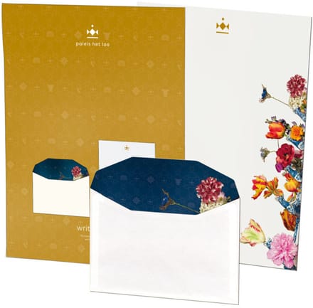 Briefpapier met enveloppen: Tulpenvaas, Paleis Het Loo