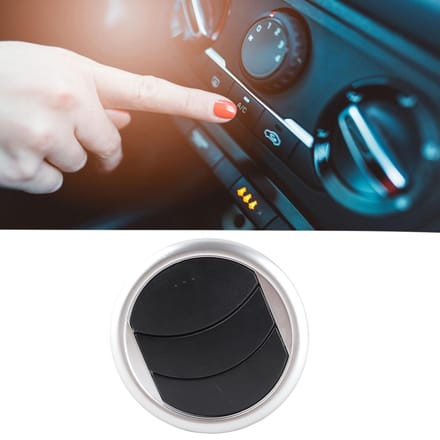 Auto Auto Airconditioning Ventilatie Uitlaat Deflector Dashboard voor Suzuki SX4 Swift 2005‑2013 zwart