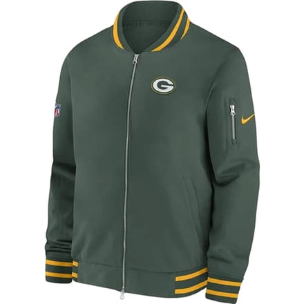 Nike NFL Bay Packers Bomber Jas Groen K00ml3ee7tv6u