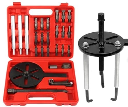 Multifunctionele 21-in-1 lagertrekkerset met gebogen kaken en draagtas