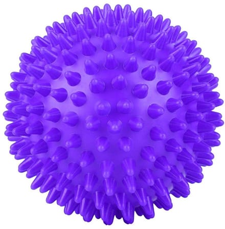 Dailygoods- Massagebal Draagbaar - Spiky Bal - Spierontspanning - Triggerpoint Bal - Handbediende Revalidatiebal - 7,5 cm - Spierbal