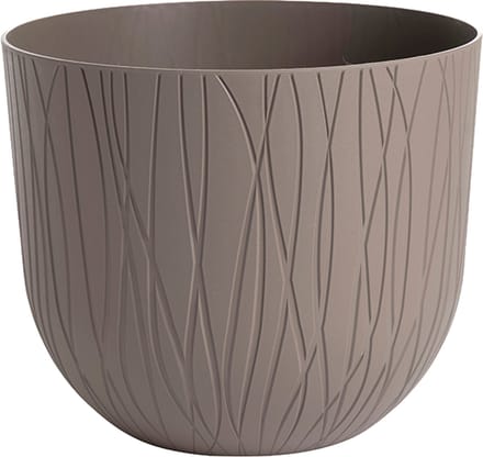Elezza Nature Tondo Bloempot Ø39 x H32 cm - Taupe
