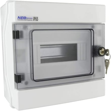 Kleine Verdeelkast voor Thuisgebruik - 8 Module, IP65, Perfect voor Organisatie