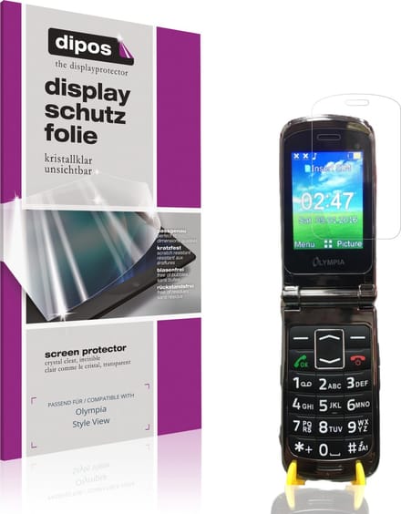 dipos – 4x Beschermfolie geschikt voor Olympia Style View | Krasbestendige & heldere Screenprotector Ultra-Thin