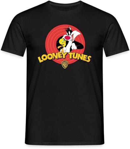 Looney Tunes Sylvester And Tweety T-Shirt Heren
