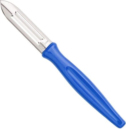 RÖR Solingen Dunschiller – RVS – Lemmet 6 cm – Heft Kunststof Blauw