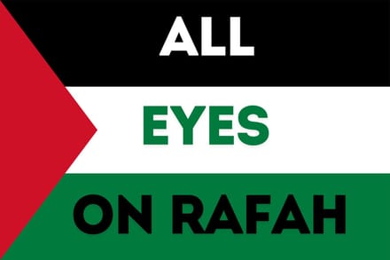 All Eyes on Rafah Palestijnse Vlag 120x180cm