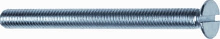 ASFF metaalschroef grote kop, staal, le 40mm, draadmaat (M..) 3