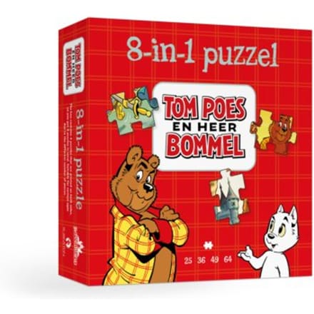 Tom Poes En Heer Bommel 8-In-1 Puzzel