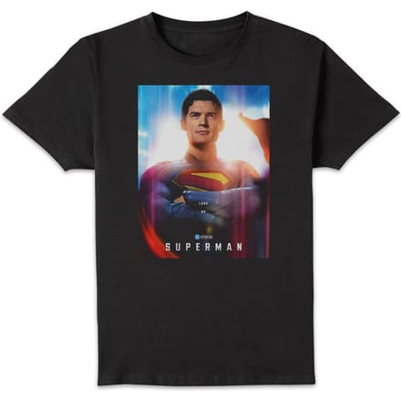 DC Comics Superman Poster Unisex T-Shirt - Black - M