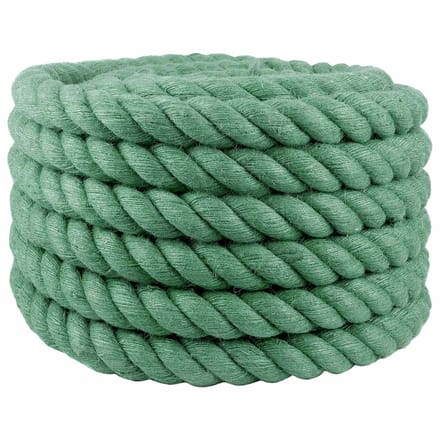 vidaXL - Jute - Touw - 36 - mm - Groen - 100% - Tossa - jute