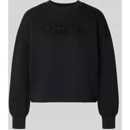Sweatshirt met logoprint en ronde hals