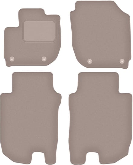 Beige velours vloermatten voor: Honda HR-V III crossover (2018-)