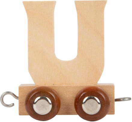 Small Foot - Houten Lettertrein - U - 12 stuks