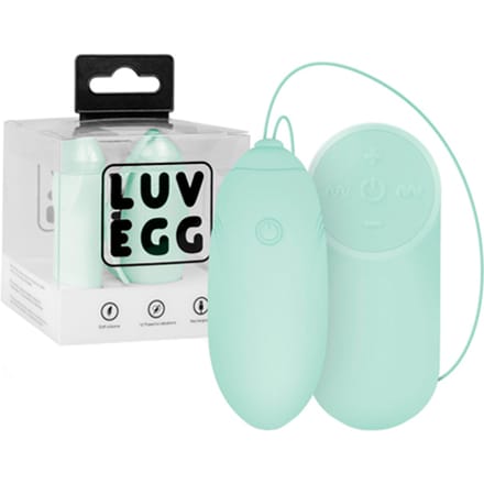 LUV EGG Vibrerend ei - Vibrerend eitje met draadloze afstandsbediening - Vibrerend eitje - Groen