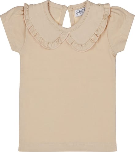 Dirkje T-Shirt Kraagje - Maat 56 - Beige