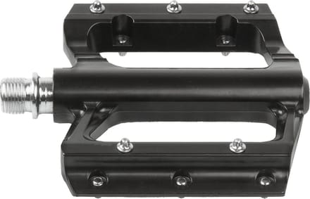 M-Wave Flat pedalen - ATB/BMX - Aluminium - Brede grip - Zwart