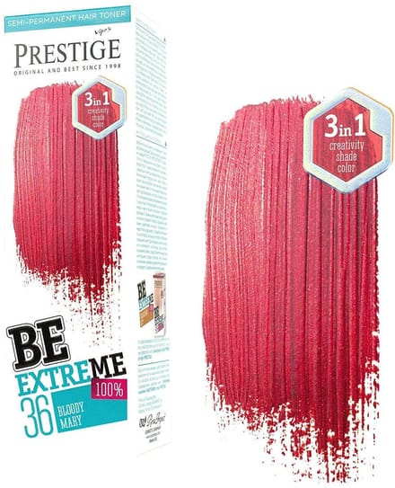 Prestige Bloody Mary Rode Haarverf – Semi-Permanente Haarkleuring Rood – Milde formule zonder Ammoniak, PPD en Peroxide – 100ml