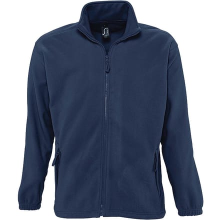 SOLS Heren North Full Zip Outdoor Fleece Jacket (Marine)