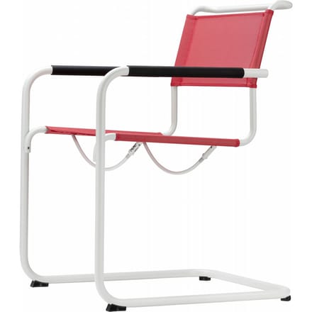 Thonet - S 34 N All Seasons - zuiverwit - wit - Elastomeer zwart