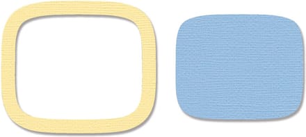Sizzix • Framelits Die Set Rounded Squares 2pieces