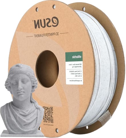 Marmer 3D Printer Gloeidraad 1.75mm Dimensionale - Nauwkeurigheid +/- 0.05mm - 1KG Spoel - Marmer Kleur