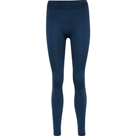 Hummel First SS Training Tight Dames - thermobroek - blauw - Vrouwen
