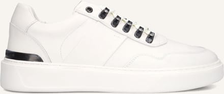 STEFANO LAURAN Star 003 Sneakers - Leer - Heren - Wit - Maat 41
