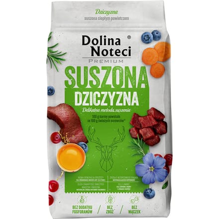 Dolina Noteci Premium Dried game - dried food for dogs - 9kg