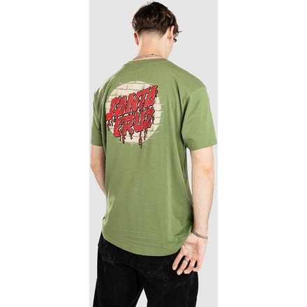 Santa Cruz Delfino Spotlight Dot T-Shirt groen
