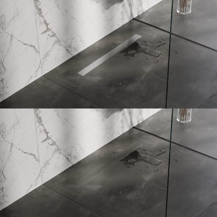 Brauer Los multifunctioneel rooster 7 x 70 RVS geborsteld