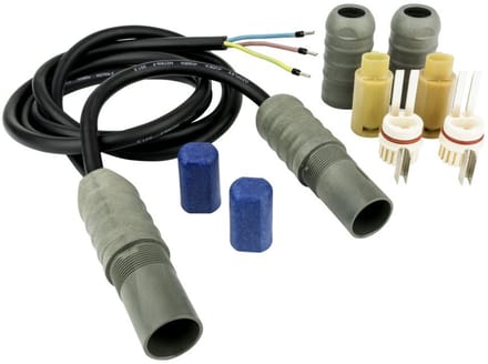 Danfoss T-stuk Connecto T2E v. 2 verwarmingskabels+2 eindafsluiters+voedingskabel, 088L0418