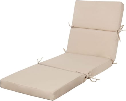 Luxe Chaise Lounge Kussen Buiten 188 cm Waterbestendig en Opvouwbaar