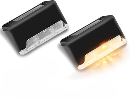 12 stuks Zonneverlichting Buiten – Waterdicht, Zwart, Dubbele Kleurtemperatuur (Wit & Warm Wit)