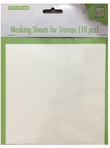 Nellie Snellen Masking Sheets voor Stempels 15x15cm 10stuks/pkg