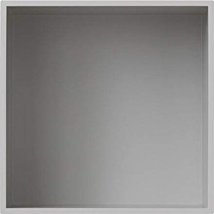 Muuto - Mini Stacked 2.0 met Achterwand - medium - lichtgrijs - 4 - 6 Wochen