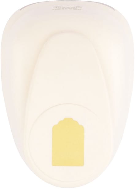 Vaessen Creative Pons - Figuurpons - Label - 6,8 x 4,5 cm