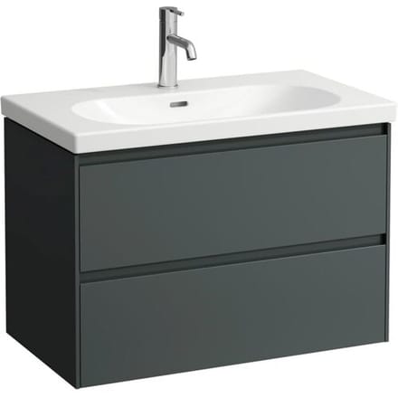 LAUFEN LANI vanity unit 80 cm with 2 drawers H4035521122661