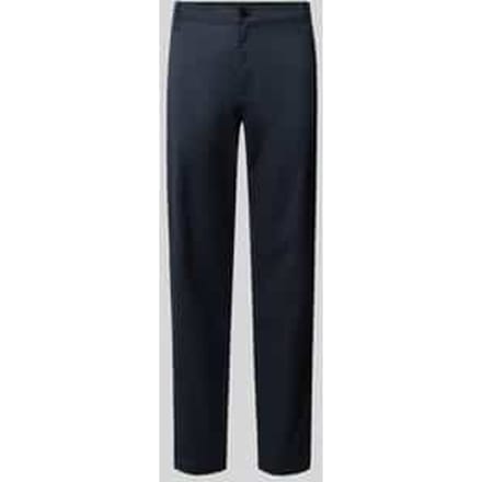 Tapered fit chino met ceintuurlussen, model 'Morry'