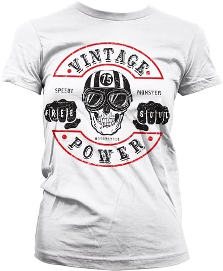 Hybris Vintage Power Girly T-shirt voor dames SH-5-15744-H52-6