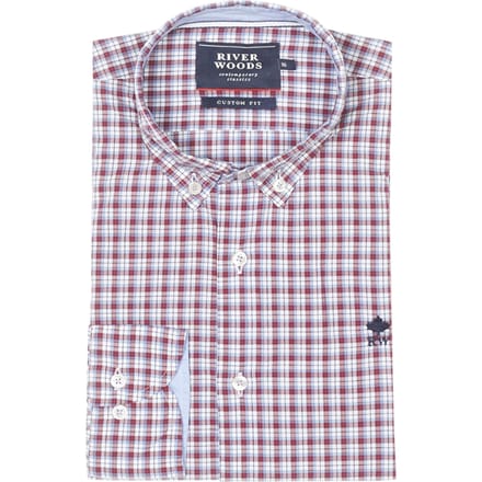 River Woods Cf Ls Princeton Clr Shirt Red Größe: 12 | Hemden Outlet | kids | Rot