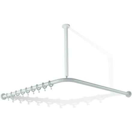 HEWI Series 801 curtain rod with 24 rings, 801.34.110 95
