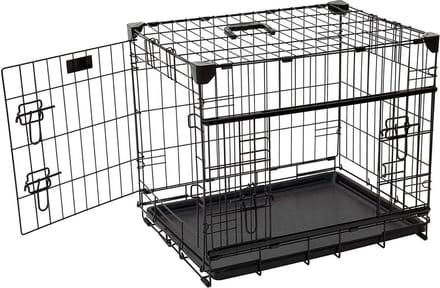 Topmast Hondenbench Excellence met Schuifdeur 122L× 76W × 84H CM - Stevige Draad