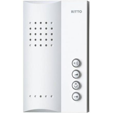 Ritto by Schneider Binnenunit voor Binnenunit (audio) voor deurintercom Kabelgebonden Wit